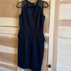 Cute leather shoulders that go from work to out at night.